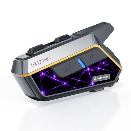 AOYOSORA GY12 PRO インカムヘッドセット Amazon.co.jp: AOOYSORA バイク インカム GX12 PRO 12人同時通話